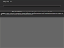 Tablet Screenshot of mycart.us